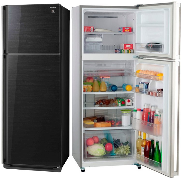 Sharp SJ-SC451VBK холодильник двухкамерный