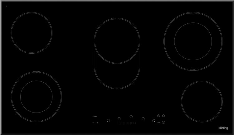 Korting HK 93551 B электрическая варочная панель