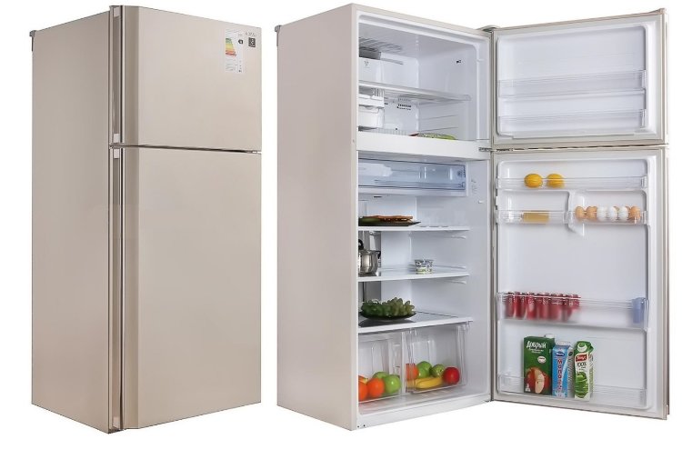Sharp SJ-SC55PVBE холодильник двухкамерный
