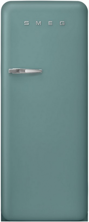 Smeg FAB28RDEG5 отдельностоящий однодверный холодильник изумрудно-зеленый
