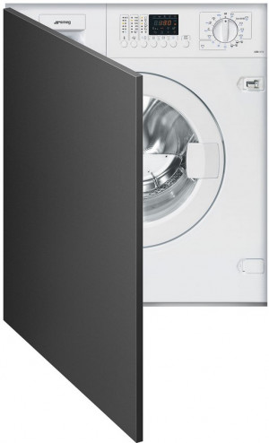 Smeg LSIA147S встраиваемая стиральная машина с сушкой белый
