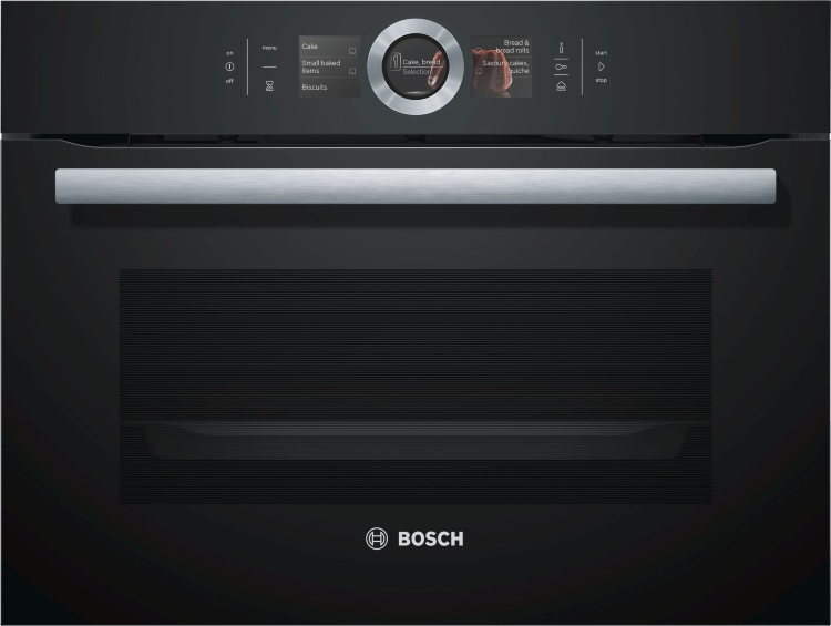 Bosch CSG656RB7 компактный духовой шкаф с функцией пароварки