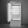 Smeg RF396LSIX холодильник с морозильником No-Frost