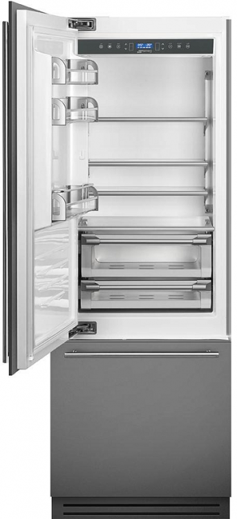 Smeg RI76LSI встраиваемый холодильник с морозильником No-Frost