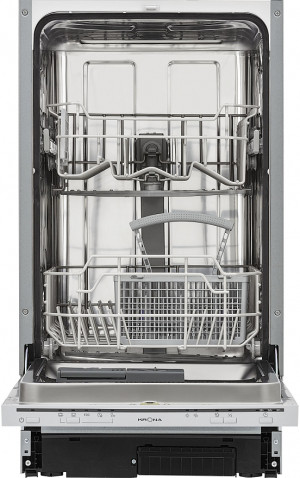 Krona steel GARDA 45 BI полновстраиваемая посудомоечная машина
