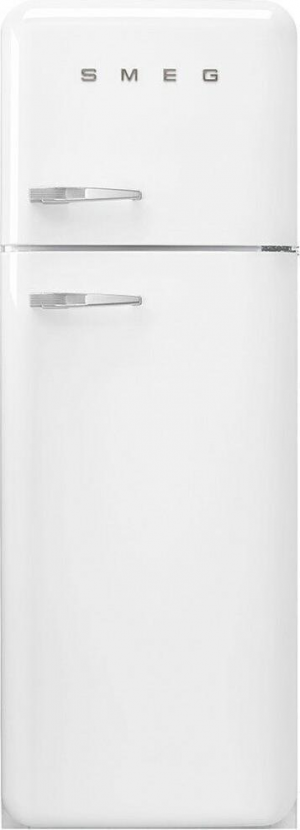 Smeg FAB30RWH5 отдельностоящий двухдверный холодильник стиль 50-х годов 60 см белый