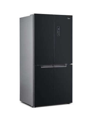 Midea MRC518SFNGBL отдельностоящий холодильник с морзильником