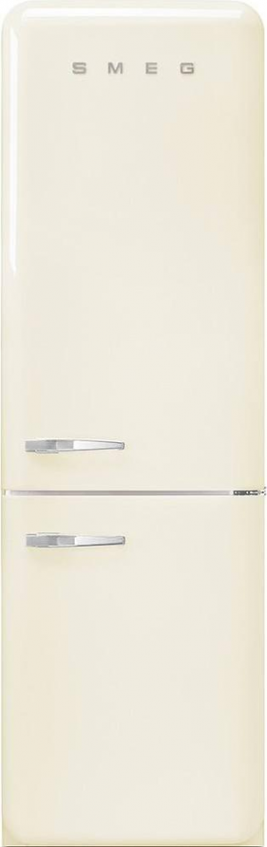 Smeg FAB32RCR5 отдельностоящий двухдверный холодильник стиль 50-х годов 60 см кремовый No-frost