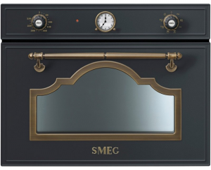 Smeg SF4750MAO встраиваемая микроволновая печь антрацит