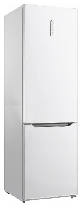 Korting KNFC 62017 W отдельностоящий холодильник с морозильником