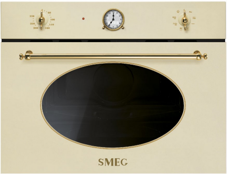Smeg SF4800MP встраиваемая микроволновая печь кремовый