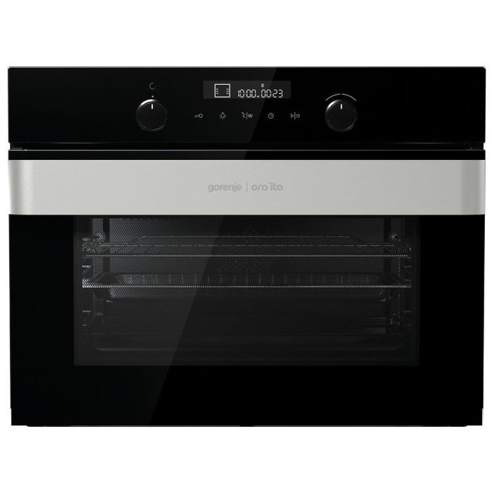 Gorenje BCM547ORAB компактный духовой шкаф с функцией СВЧ