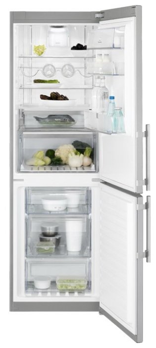 Electrolux EN3486MOX холодильник с морозильной камерой снизу