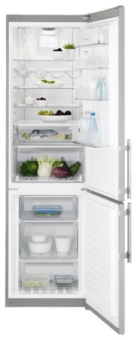 Electrolux EN3886MOX холодильник с морозильником