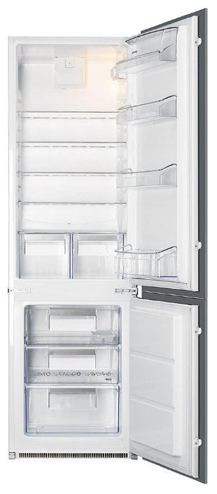 Smeg C7280F2P1 встраиваемый комбинированный холодильник