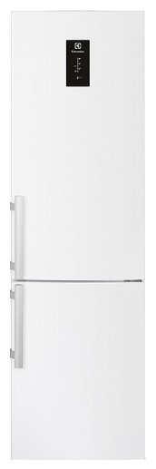 Electrolux EN93454KW холодильник с морозильником снизу