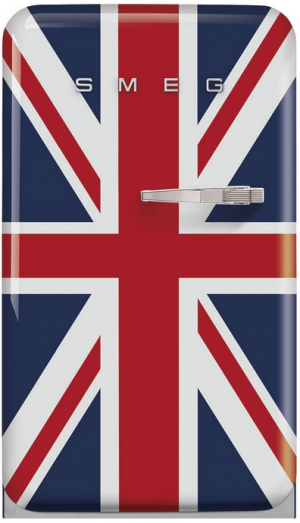 Smeg FAB10LDUJ5 отдельностоящий однодверный холодильник британский флаг
