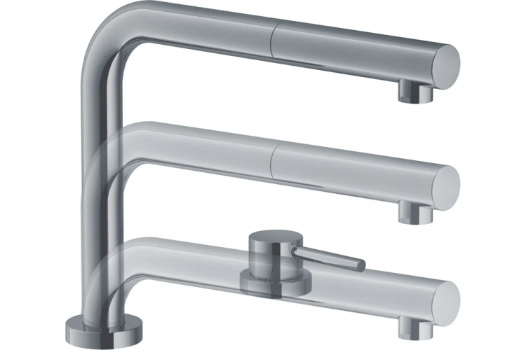 Franke Active Window оптика стали выдвижной шланг смеситель