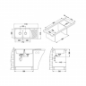 Alveus ELEGANT 70 SAT-90 1110X510 2X кухонная мойка