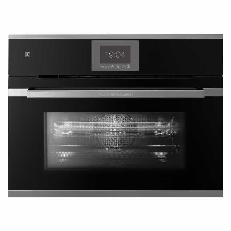 Kuppersbusch CBM 6550.0 S3 Silver Chrome компактный духовой шкаф с микроволнами