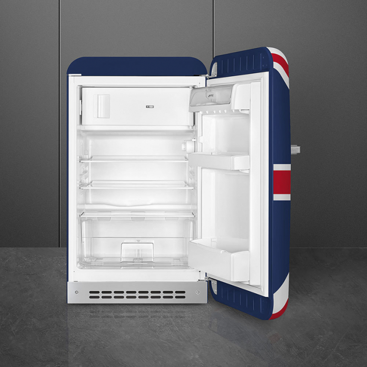 Smeg FAB10RDUJ6 отдельностоящий однодверный холодильник британский флаг