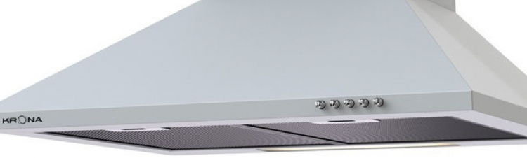 Krona steel CORNELIA 600 white PB вытяжка кухонная