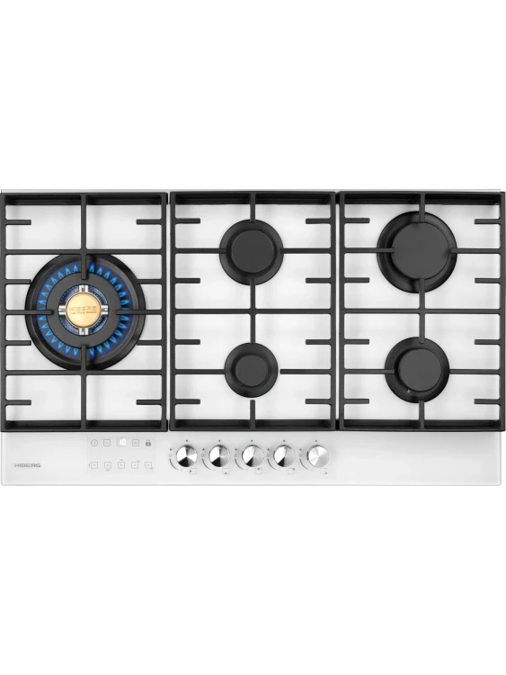 Hiberg VM 9255 W газовая варочная панель