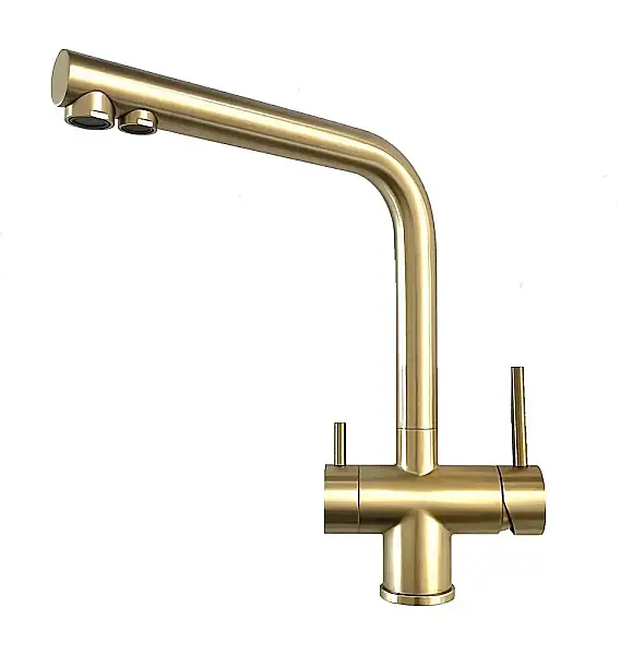 Milacio MCU.558.GD брашированное золото смеситель