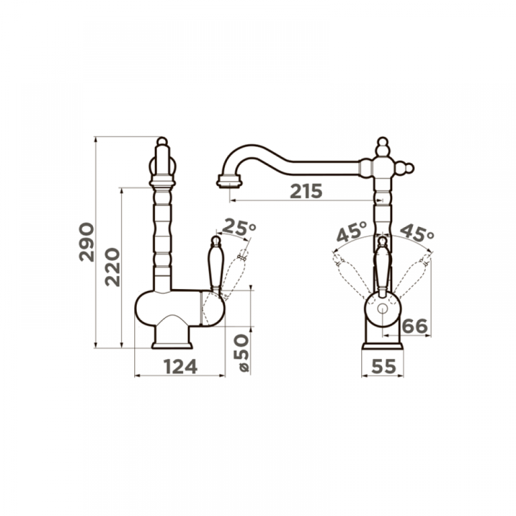 Omoikiri Kyoto-AB смеситель