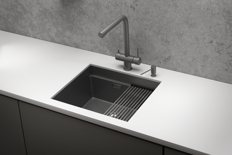 Granula KS-5045u графит матовый мойка