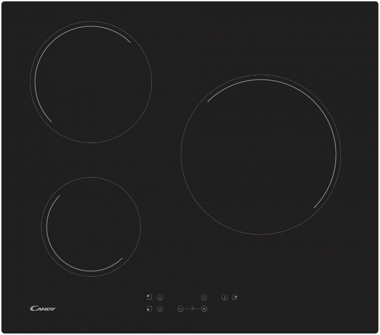 Candy CH63CT электрическая варочная панель