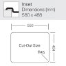 TopZero COL580.488.GT8K кухонная мойка