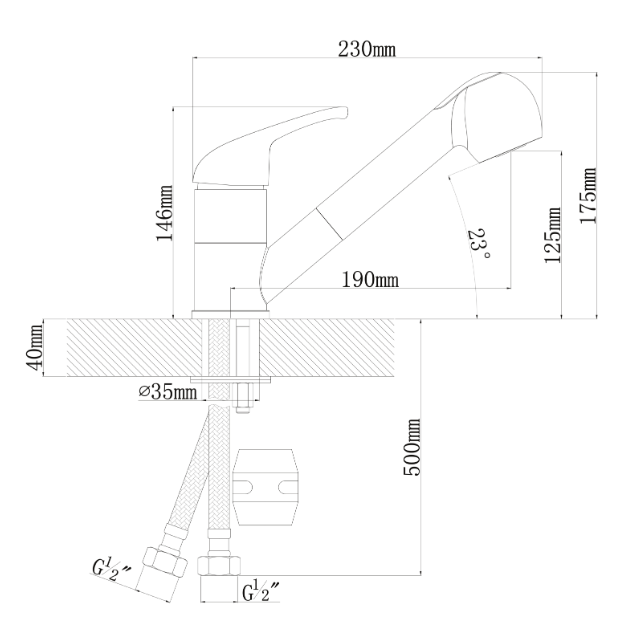 Florentina Сигма серый шелк смеситель