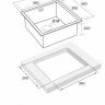 Paulmark GERBERG 44 UNI PM254444-GM вороненая сталь мойка