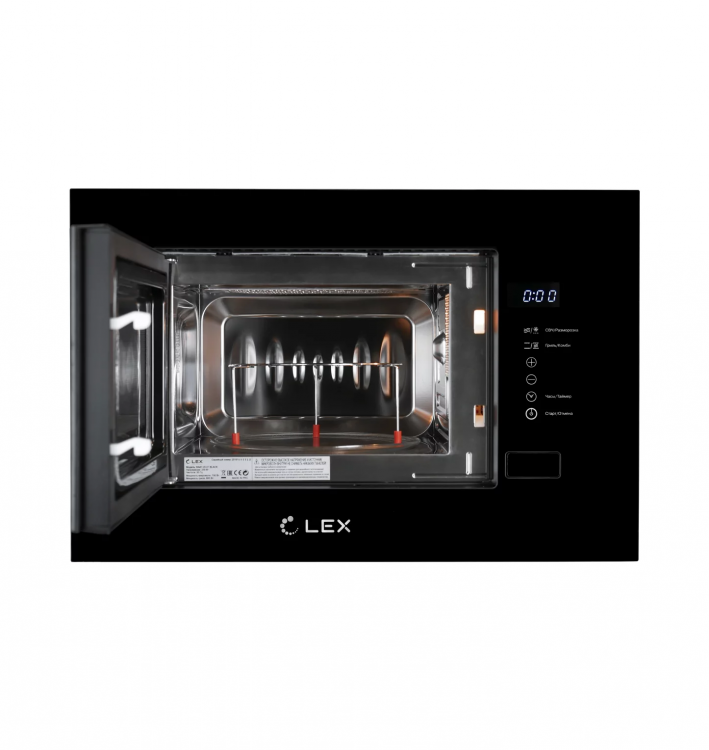 LEX BIMO 20.01 BLACK встраиваемая микроволновая печь