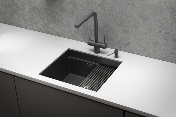 Granula KS-5045u черный матовый мойка