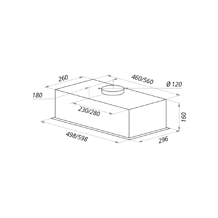 Maunfeld Crosby Light (C) 60см White вытяжка встраиваемая