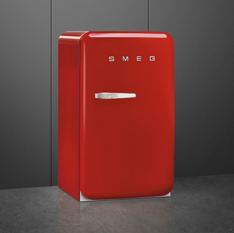 Smeg FAB10RRD6 отдельностоящий однодверный холодильник красный