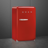 Smeg FAB10RRD6 отдельностоящий однодверный холодильник красный