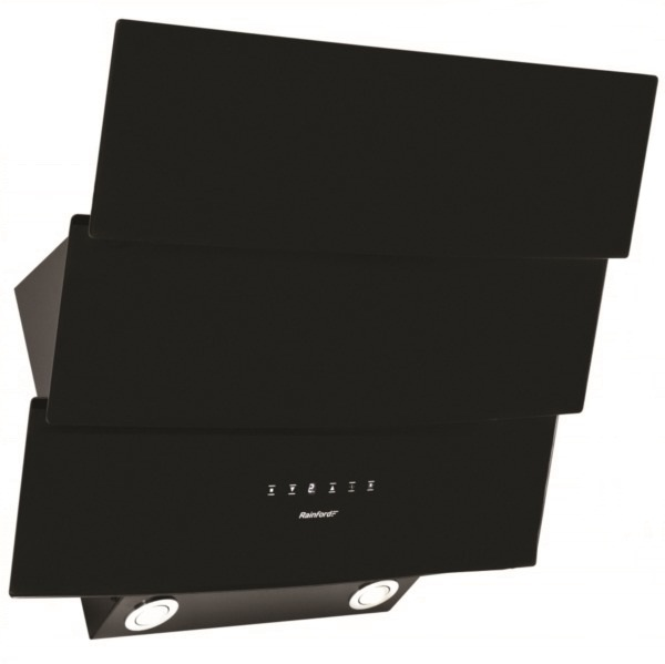 Rainford RCH-3634 black glass вытяжка наклонная