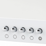 Krona steel ERMINA 500 white PB вытяжка кухонная