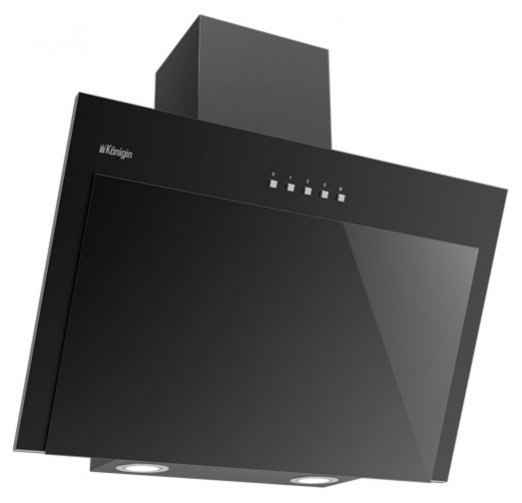 Konigin TERRA Black 50 4B-TR50-0101 вытяжка наклонная черное стекло