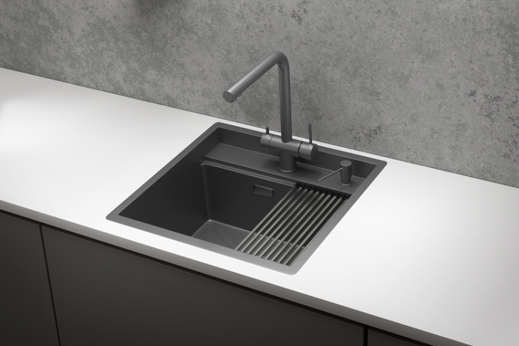 Granula KS-5051 графит матовый мойка