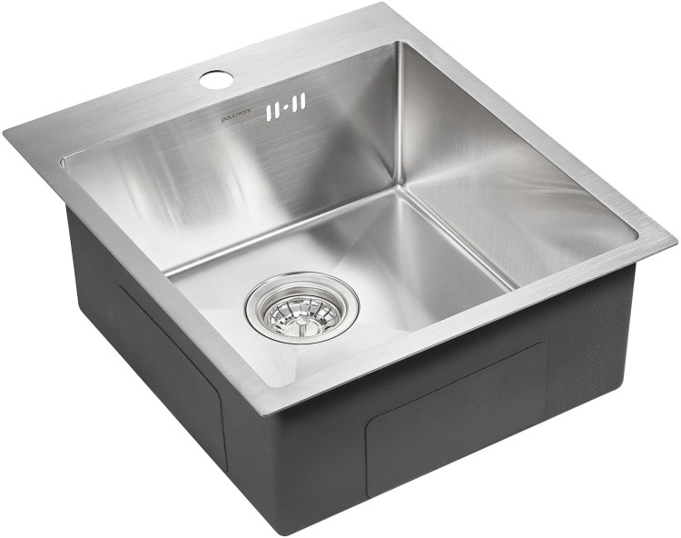 Paulmark KRONER 45 брашированная нерж. сталь мойка