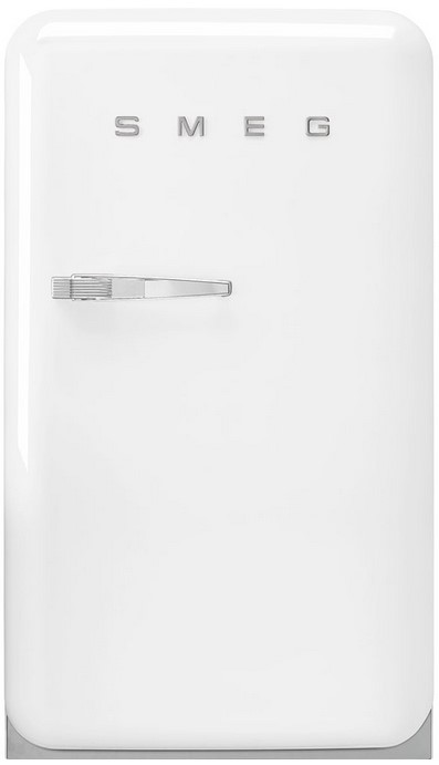 Smeg FAB10RWH6 отдельностоящий однодверный холодильник белый