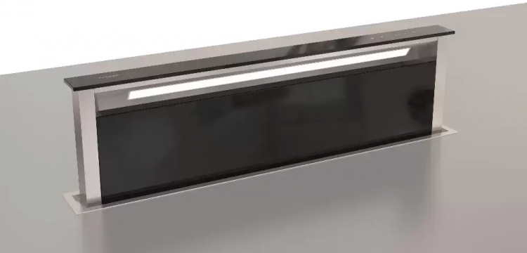 Fulgor FDDH 1120 TRC BK встраиваемая в столешницу вытяжка