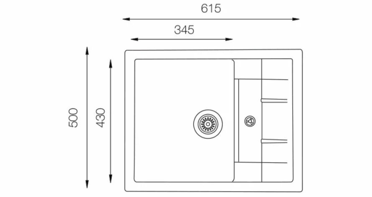 TopZero Scarlett 615.500-93 Chocolate мойка гранит
