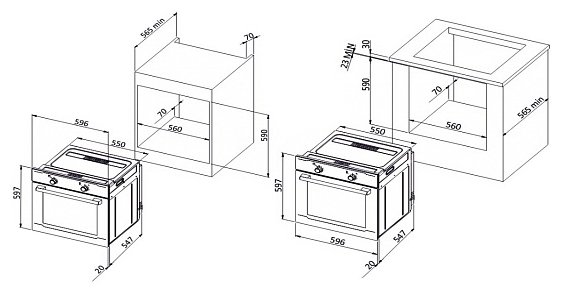 Korting OKB 771 CFW духовой шкаф электрический