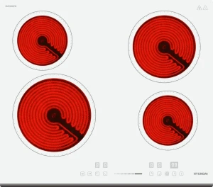 Hyundai HHE 6452 WG электрическая варочная поверхность