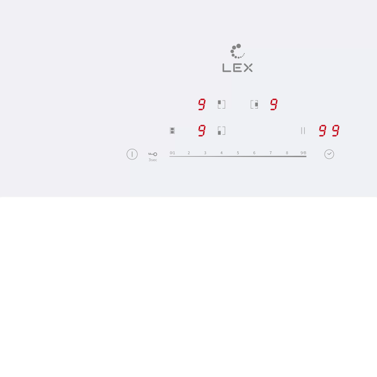 Lex EVI 431A WH индукционная варочная панель